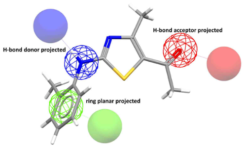 Pharmacophore model used to mine data and guide novel drug discovery